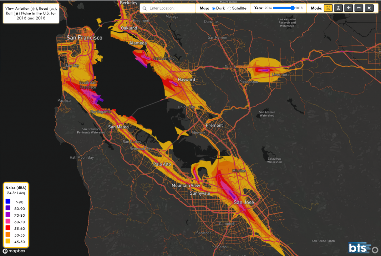 Bay Area Noise Map Fredi JoAnne
